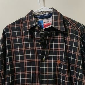 George Strait Button Down Wrangler Shirt Sz M